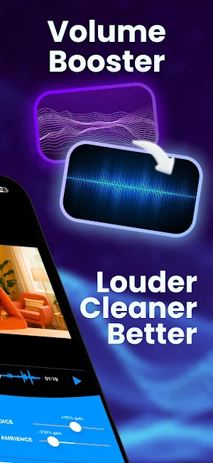 Boost Volume: AI Audio Cleaner Screenshot 1