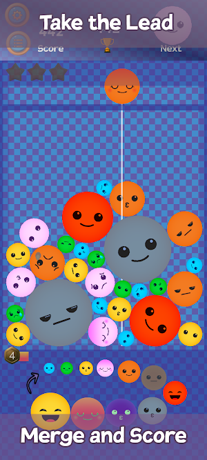 Smile Boom Merge Emoji Puzzle Screenshot 0
