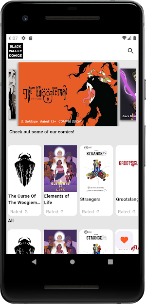 Black Valley Comics Screenshot 0