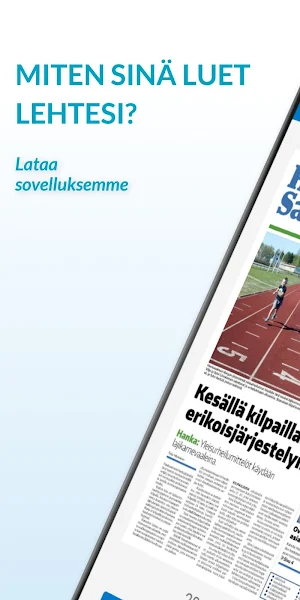 Hankasalmen Sanomat – päivän lehti Screenshot 0