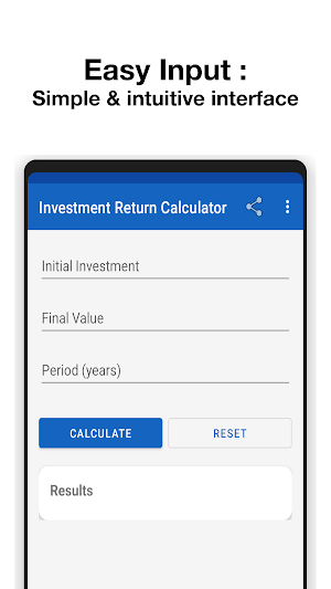 Investment Return Calculator Screenshot 0