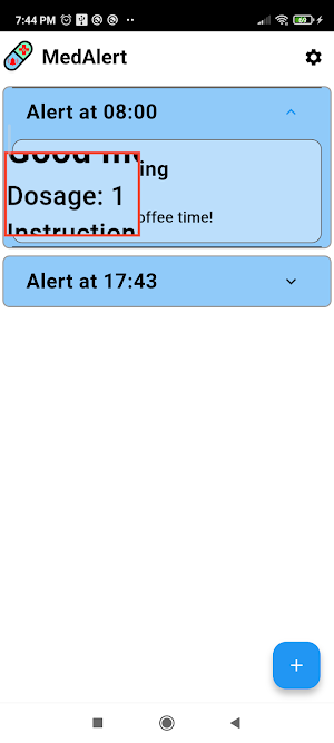 MedAlert Screenshot 1