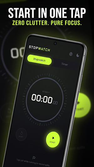Stop Watch: Timer & Laps Screenshot 1