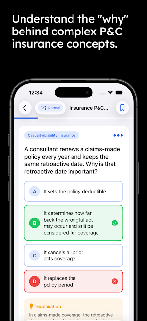 Insurance P&C Exam Prep 2026 Screenshot 1