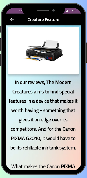 Canon G2010 Guide Screenshot 1