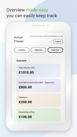 Budget planner Screenshot 3