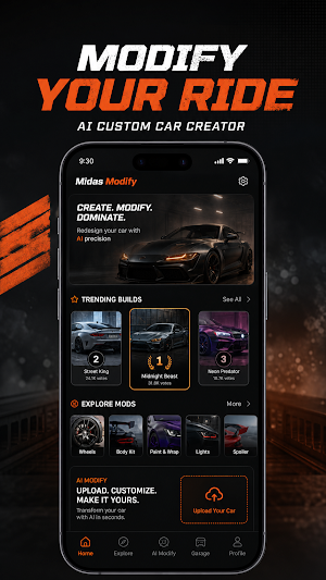 Midas: AI Car Modification Screenshot 3