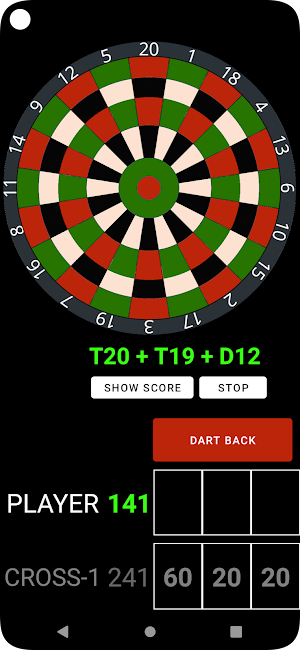 Darts clickable scoreboard 501 Screenshot 2