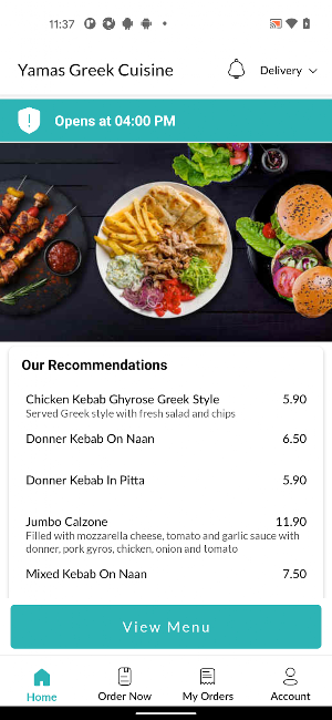 Yamas Greek Cuisine Screenshot 1