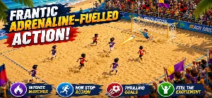 Beach Soccer Blitz: Football Screenshot 1