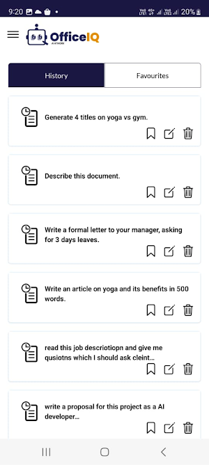OfficeIQ Screenshot 2