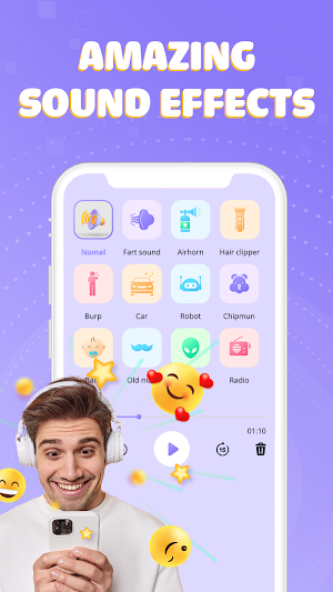 Voice changer & Sound Effects Screenshot 3