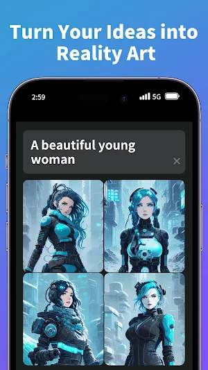 Vivid Art: AI Image Generator Screenshot 1