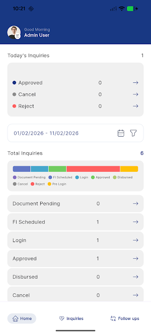 LMS Application Screenshot 1