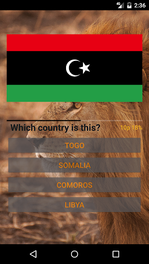 Country Quiz Africa Screenshot 1