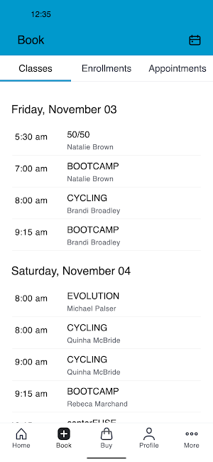 Studio Q Fitness Screenshot 1
