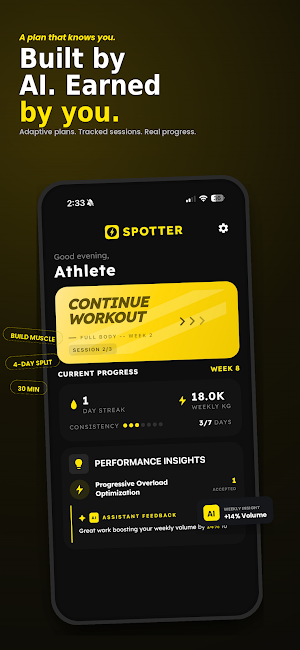 Spotter: AI Workout Companion Screenshot 3