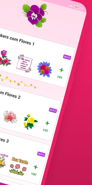 Figurinhas de Flores Screenshot 1