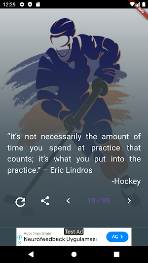 Hockey Quotes Screenshot 0