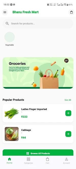 Bhanu Fresh Mart Screenshot 1