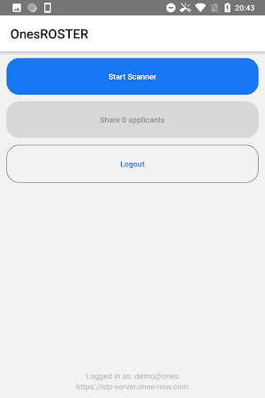 OnesROSTER Screenshot 1