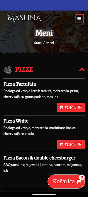 Pizzeria Maslina Screenshot 0