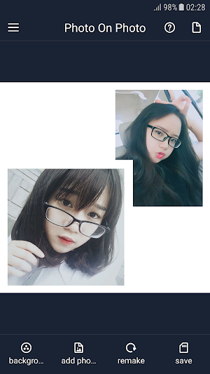 Photo On Photo Editor (Insert Picture On Picture) Screenshot 0
