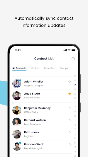 My Contact Network Screenshot 1