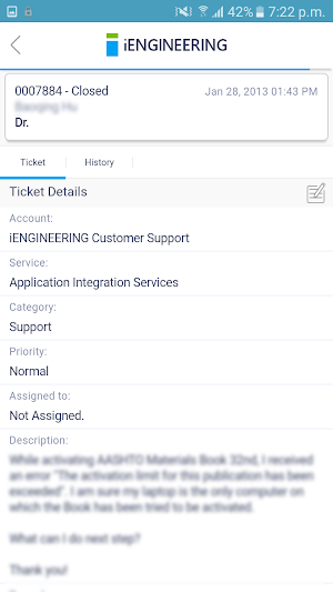 iENGINEERING Support Screenshot 2