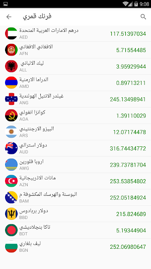 اسعار الذهب والعملات فى جزر ال Screenshot 1