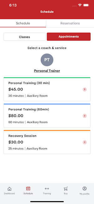 Parsons Sports Performance Screenshot 3