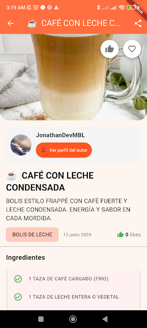Saborito: Deliciosas recetas Screenshot 1