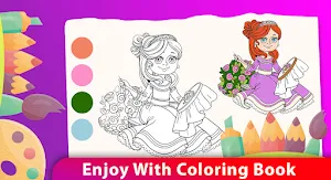 Princess Coloring Book Screenshot 3