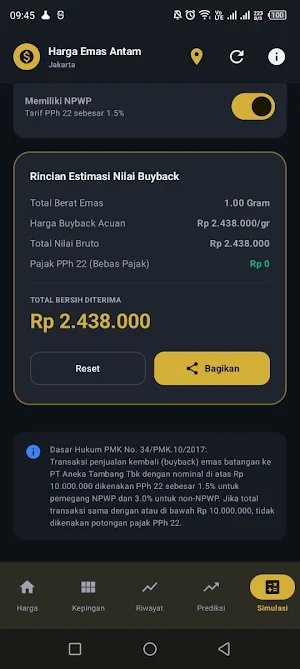 Harga Emas Hari Ini Screenshot 3
