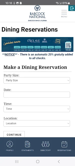 Babcock National HOA Screenshot 2