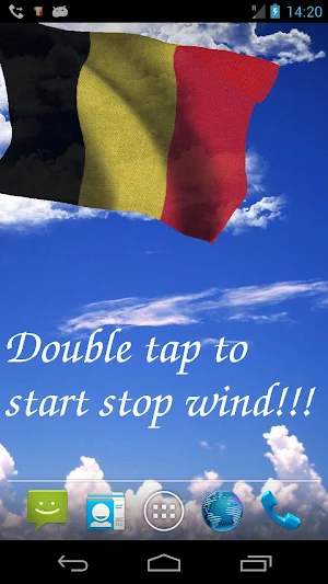 Belgium Flag Live Wallpaper Screenshot 1