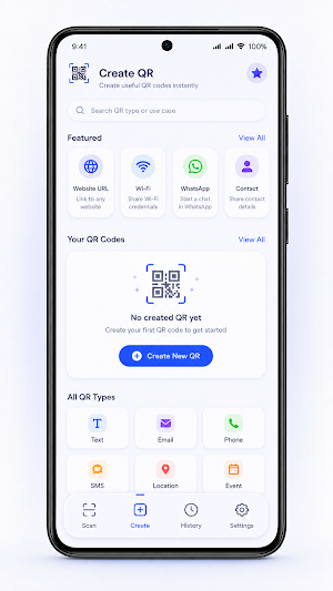 QR & Barcode: Scan & Create Screenshot 1