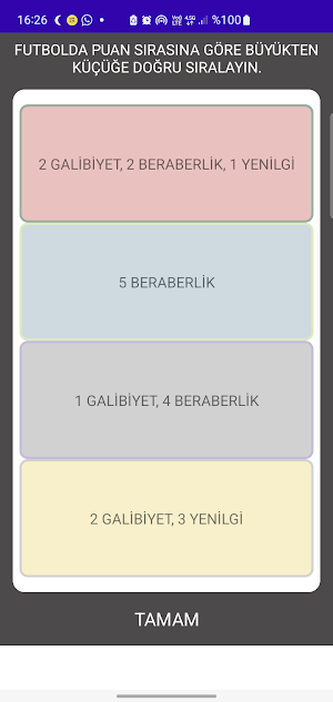 Haydi Sırala Bilgi Yarışması Screenshot 3