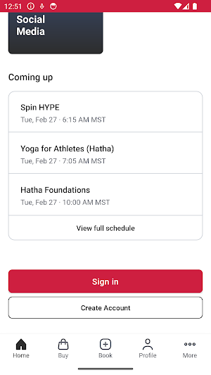 Yellowknife Racquet Club Screenshot 1