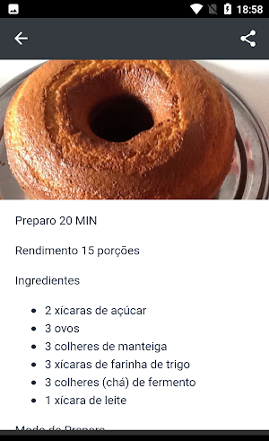 Bolo de trigo fofinho Screenshot 3