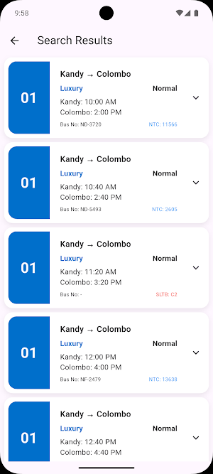 MyRoute Screenshot 3