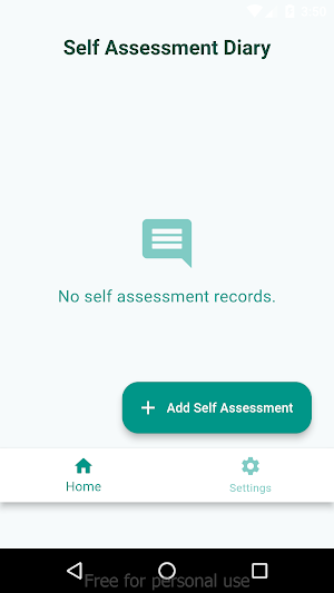 Self Assessment Diary screenshot 1