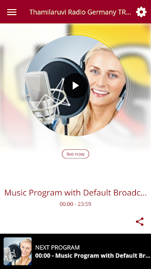 Thamilaruvi Radio Germany TRG Screenshot 0