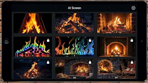 Cozy Fireplace - Campfire,ASMR Screenshot 0
