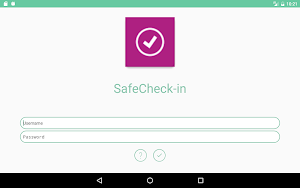 Safe nursery Check-in Screenshot 2