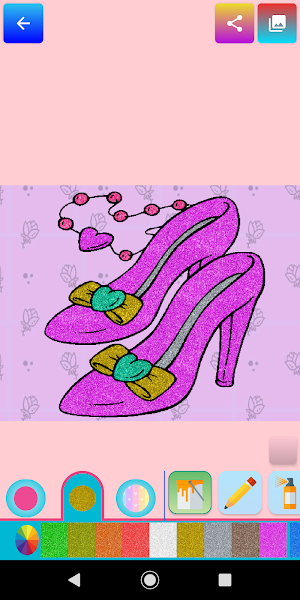 Dress Coloring for Kids Screenshot 0
