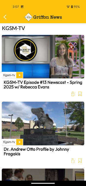 Griffon News Screenshot 2