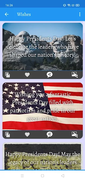 Presidents Day: Quotes Wishes Screenshot 3