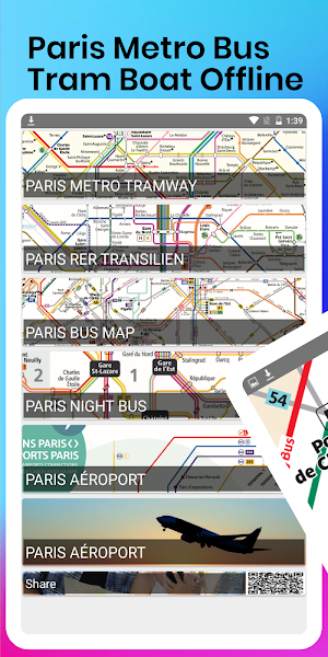 Metro map: Paris (Offline) Screenshot 0