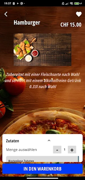 Pizza Flizza Schaffhausen Screenshot 2